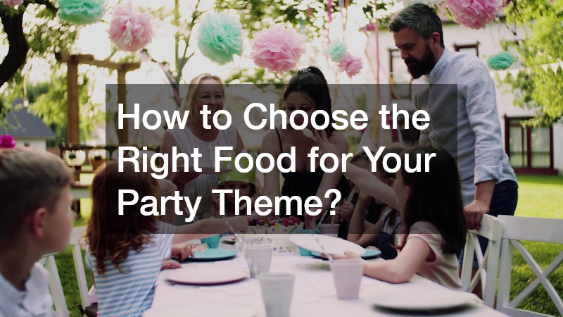 serving food to children at a party